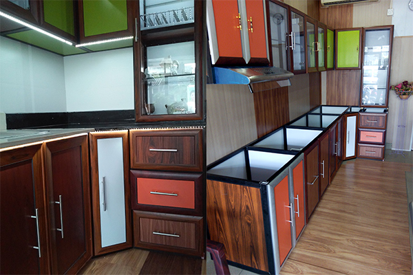 Aluminium Pantry Cupboard in Sri Lanka